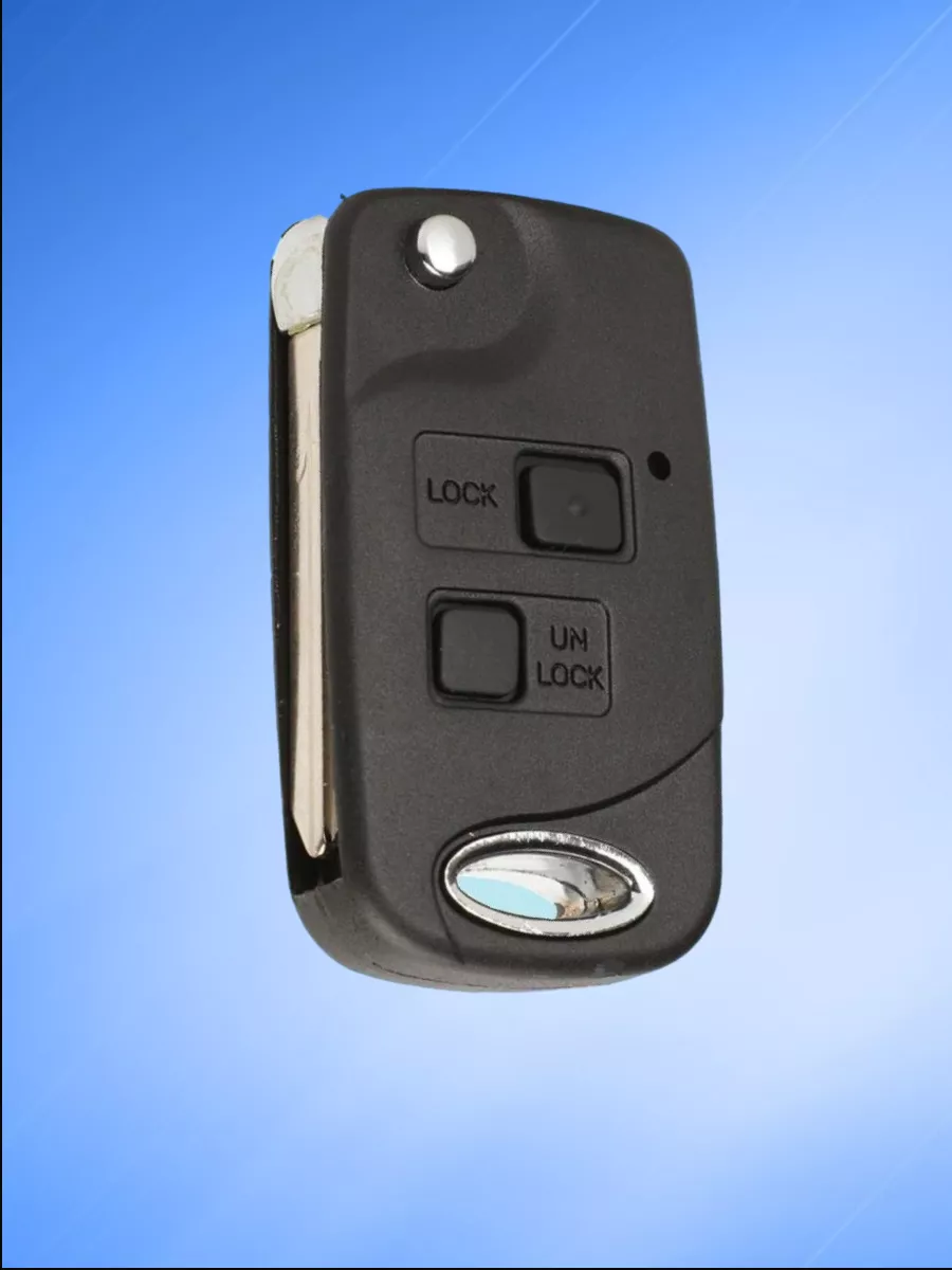 Корпус выкидного ключа с 2 кнопками лезвие TOY43 для Тойота