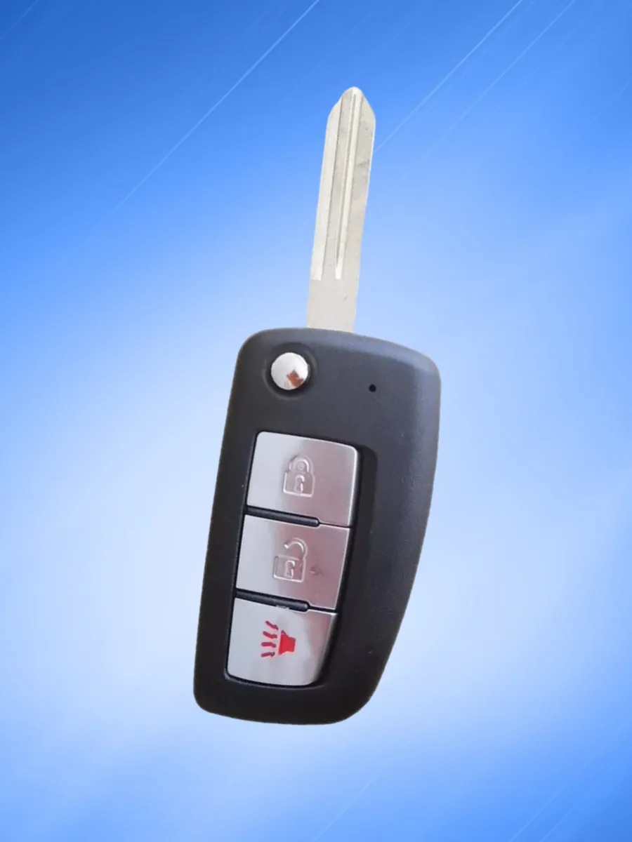 Корпус выкидного ключа с 2 кнопками +Panic для Ниссан
