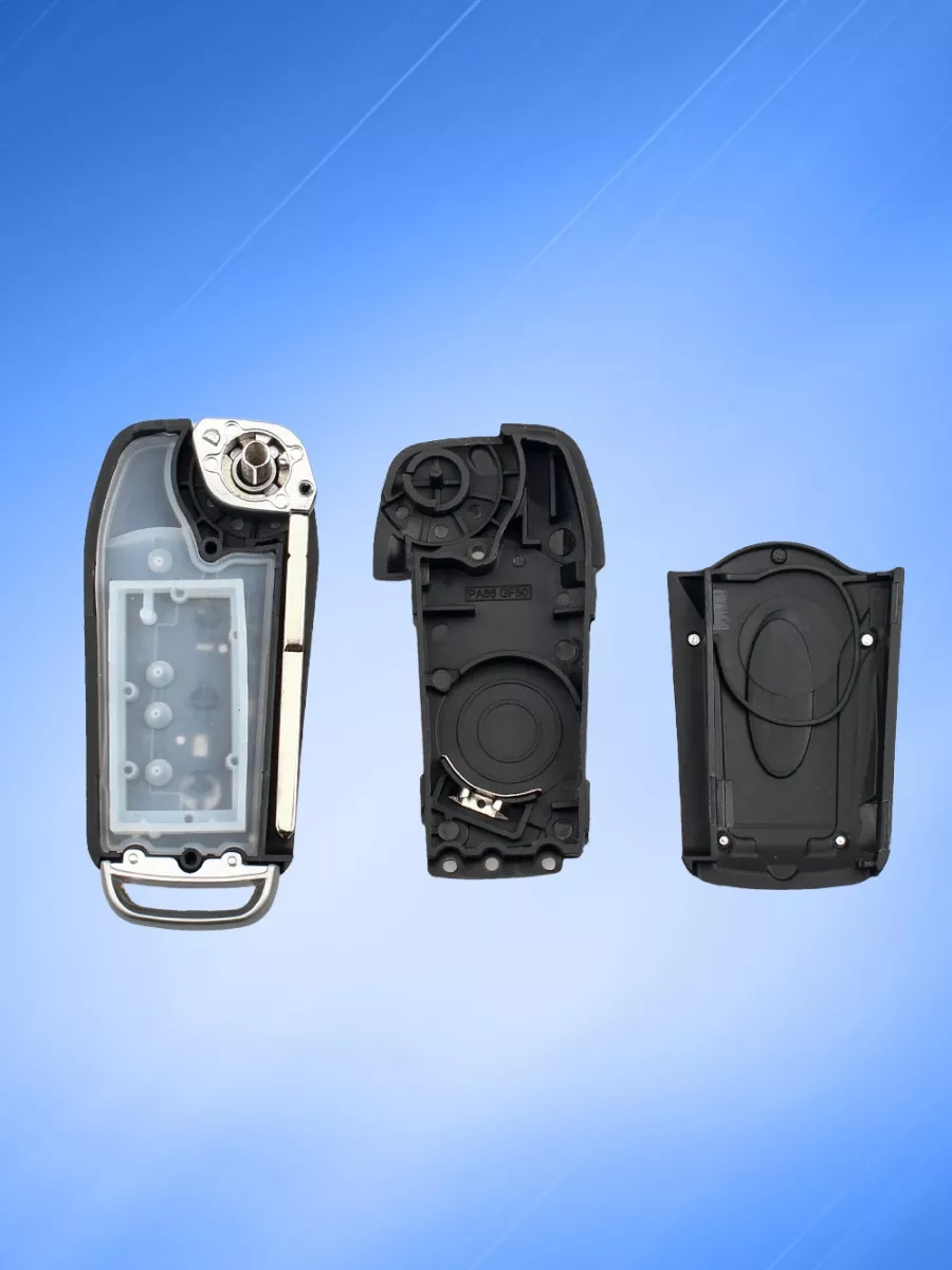 Корпус выкидного ключа с 3 кнопками лезвие HU101 для Форд