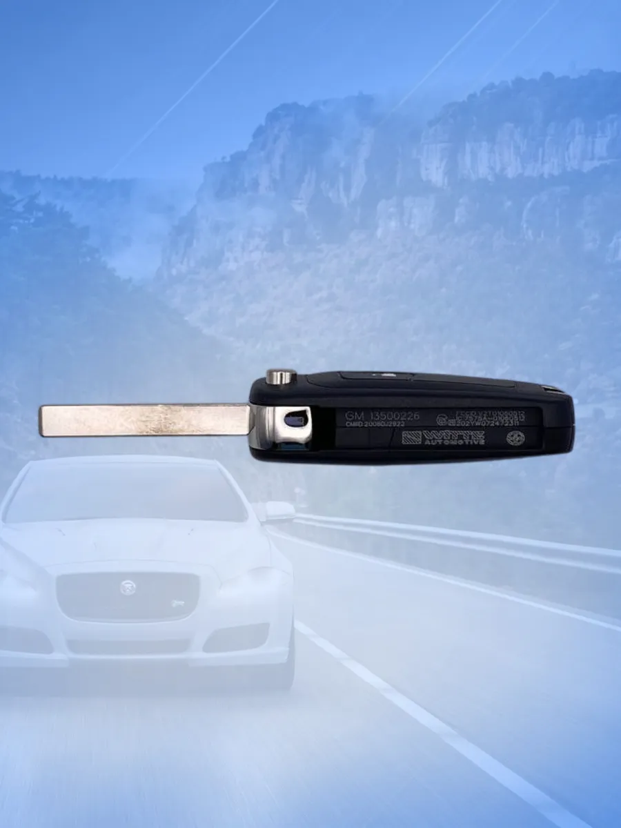 Корпус выкидного ключа с 2 кнопками для Opel / Опель