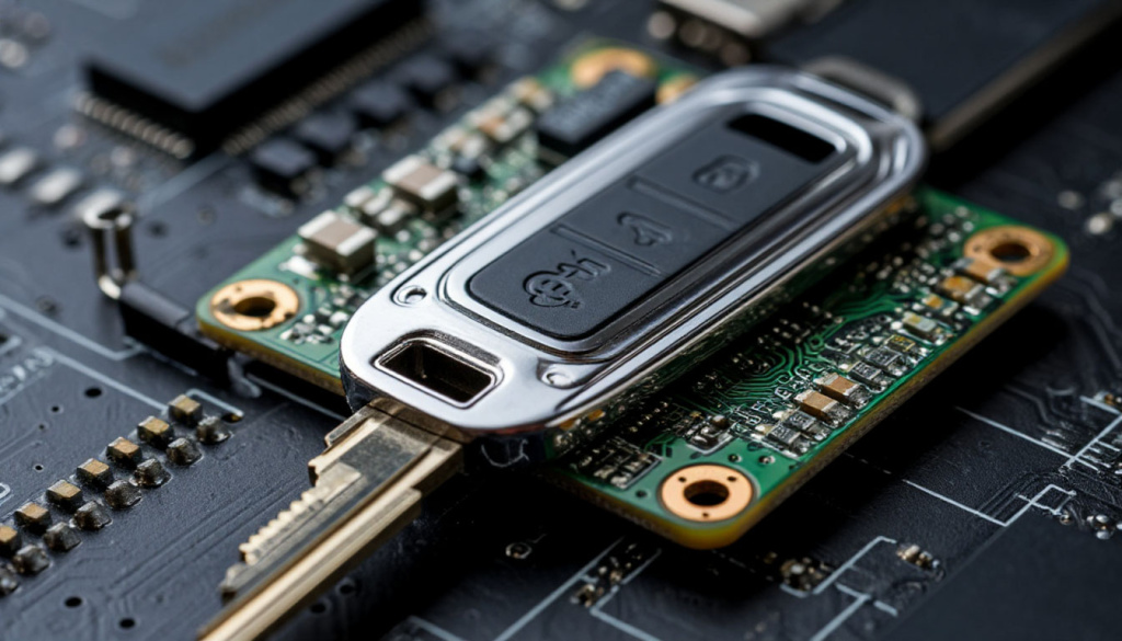 Чип автомобильного ключа и электронные компоненты