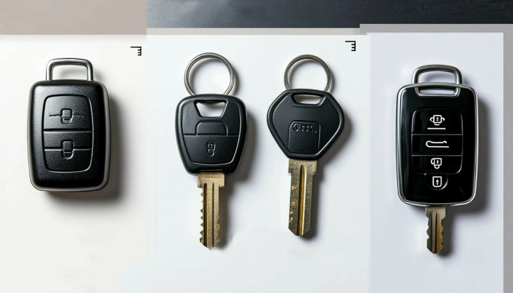 Типы автомобильных ключей: механический, с чипом, смарт-ключ